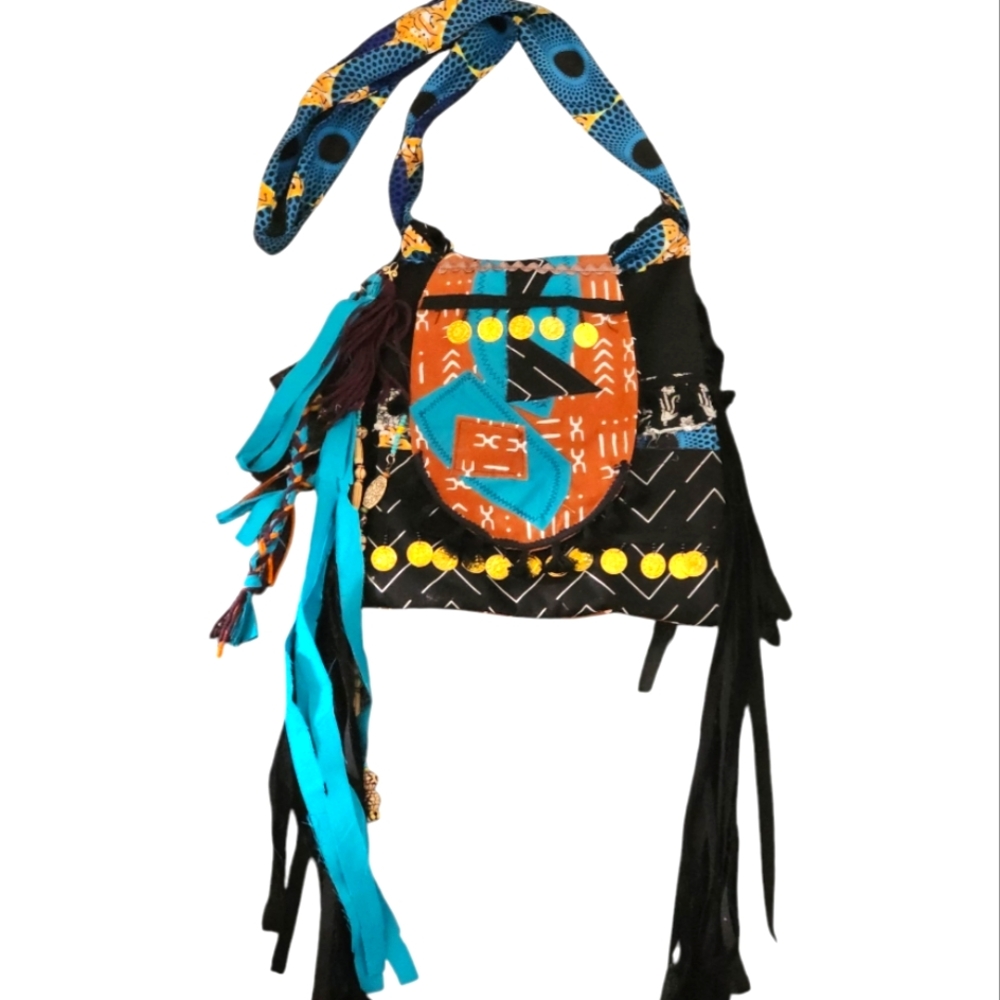 Colorful Patchwork Shoulder Bag